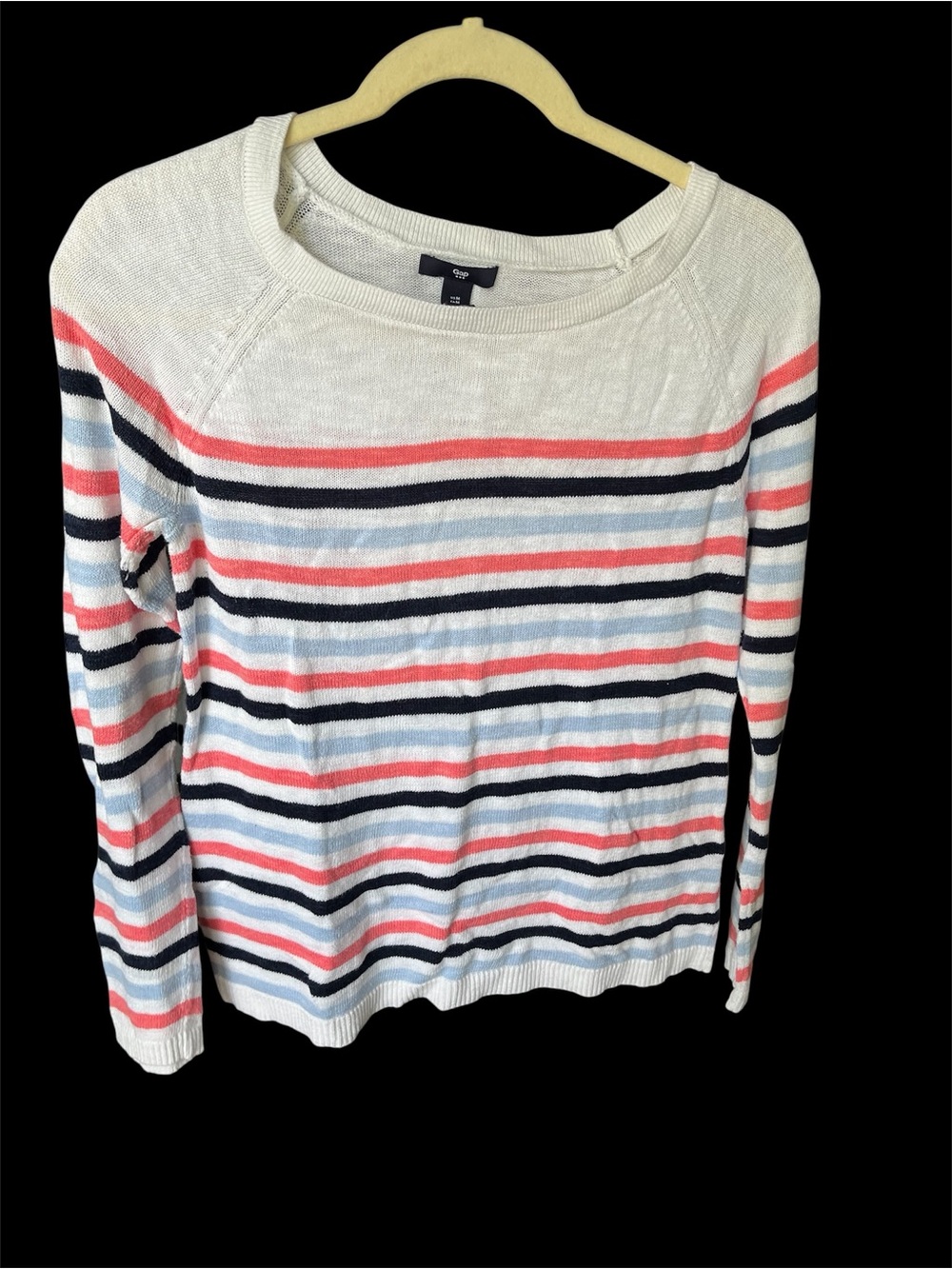 GUC GAP Striped Knit Long Sleeve Crewneck Sweater